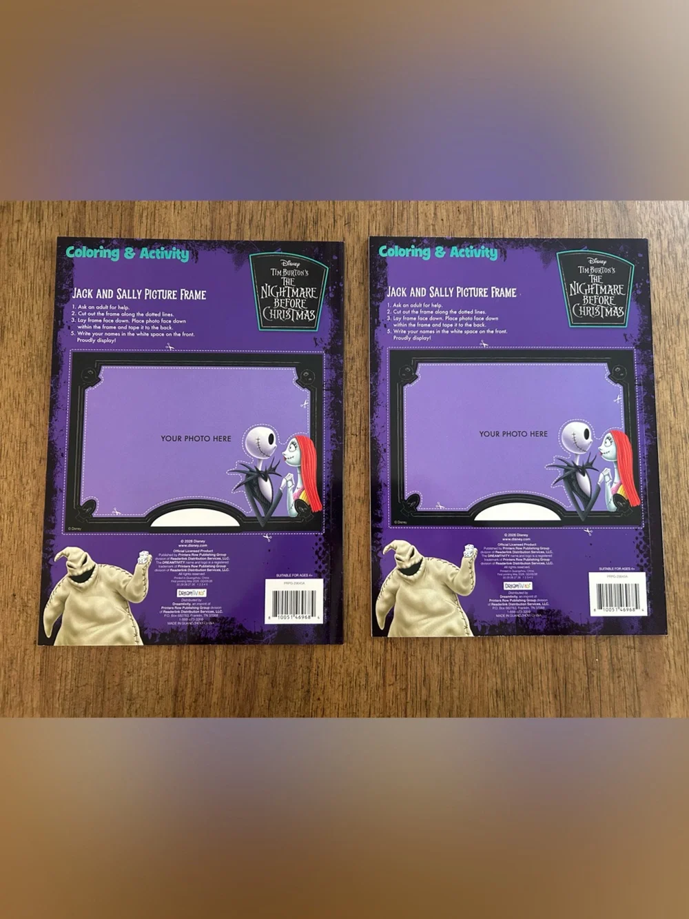 Nightmare Before Christmas set coloring